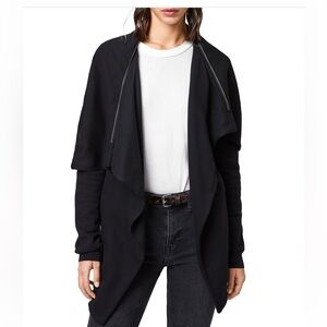 All Saints Dahlia Cardigan Sweatshirt, Sz M